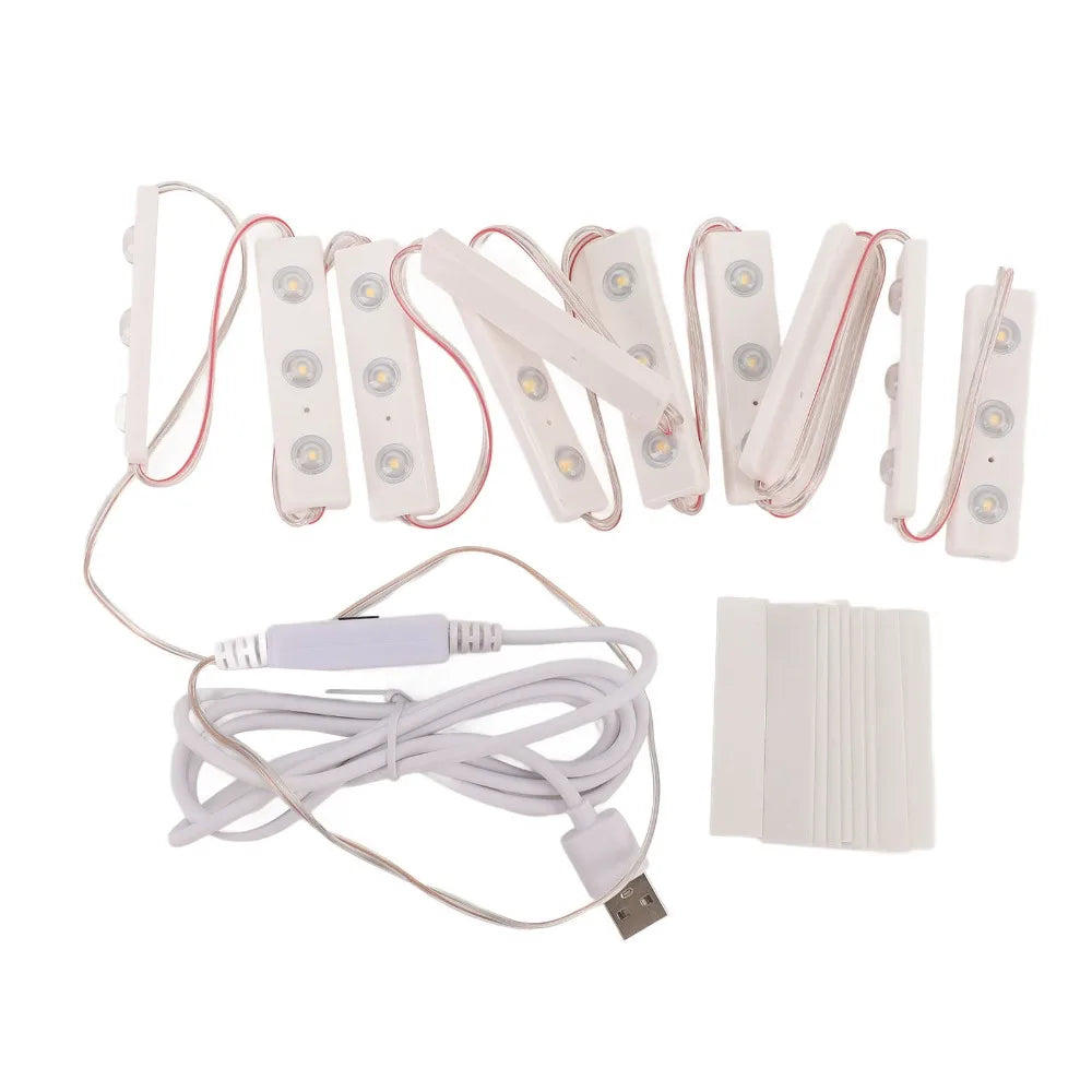 USB Vanity Mirror Light – Dimmable 4000K LED Makeup Lights