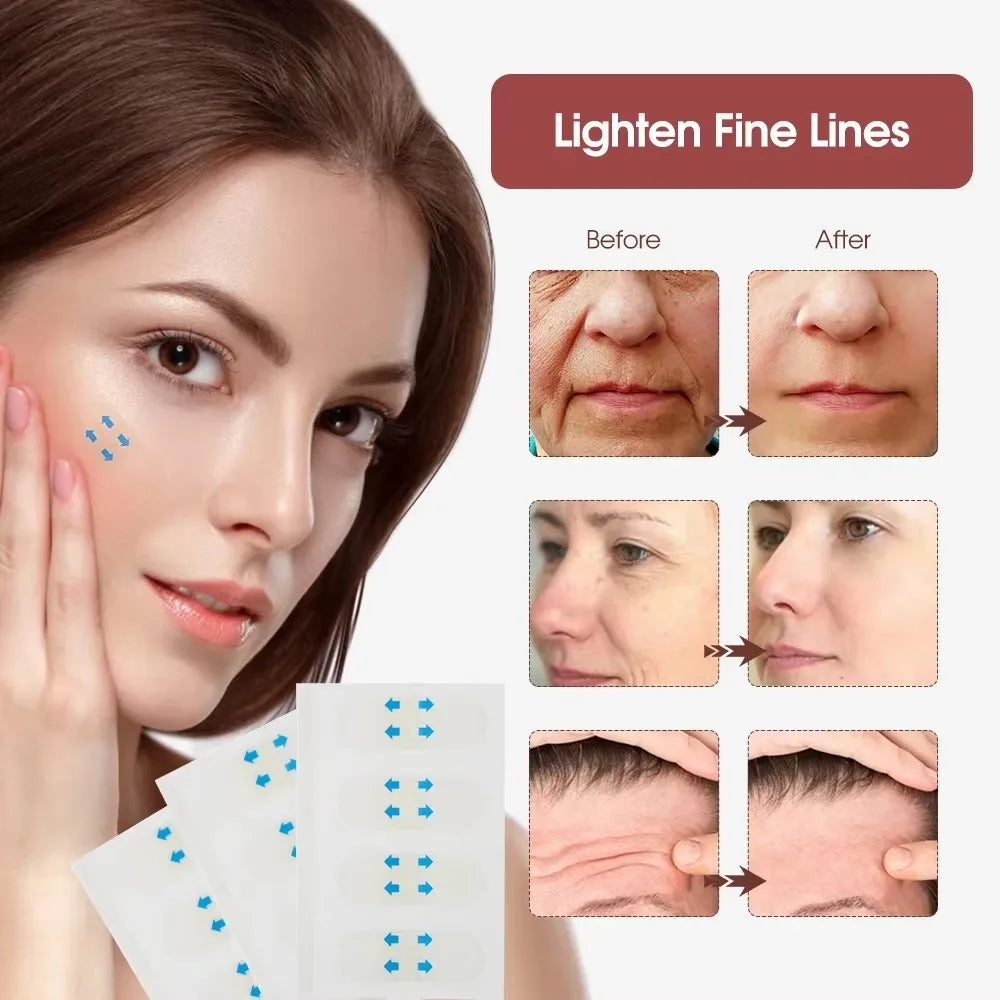 V-Shape Face Lifting Tape – Invisible Skin Tightening Stickers