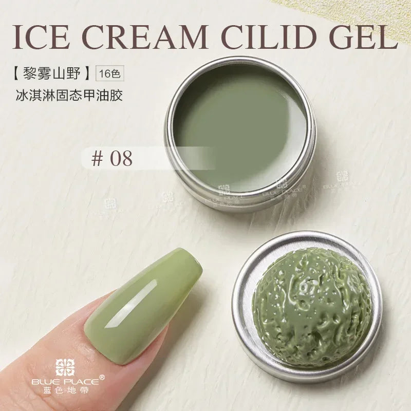 Handaiyan 64 Colors Solid Nail Polish Gel – Ice Cream Texture