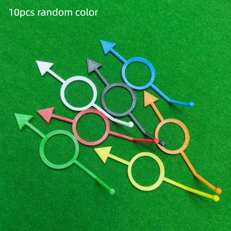 Pool Billiards Aiming Guide Markers – 10-Pack Training Aid
