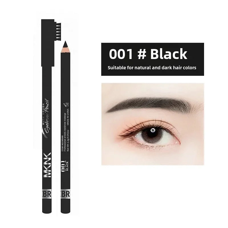 Wooden Double-Ended Eyebrow Pencil – 4 Shades, Waterproof