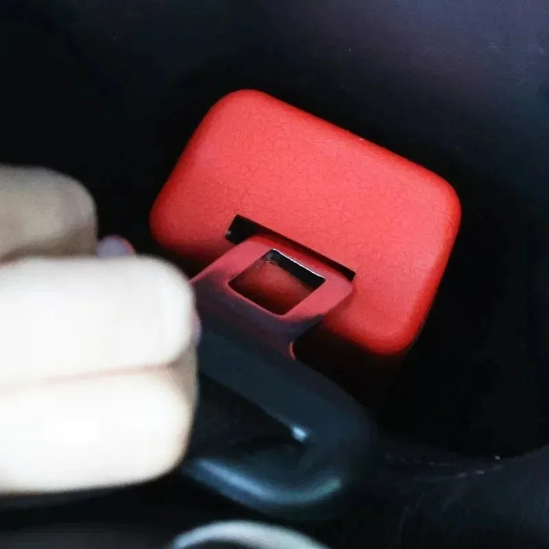 Silicone Seat Belt Buckle Cover – Universal Car Protector