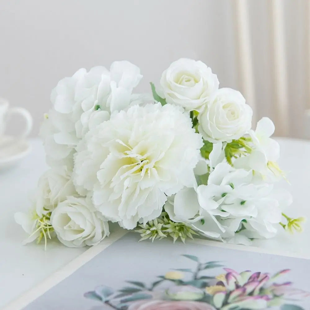 Silk Artificial Carnation Flowers 30cm – Wedding & Home Décor