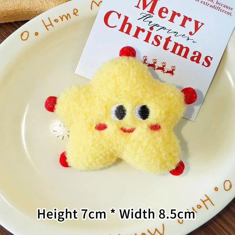 Mini Christmas Plush Keychain Pendant – Santa Doll Ornament