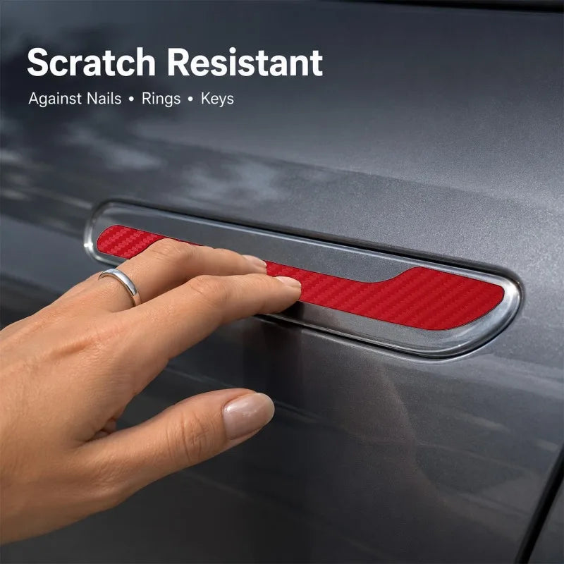 Tesla Model 3/Y Door Handle Protective Film – 4-Piece PVC