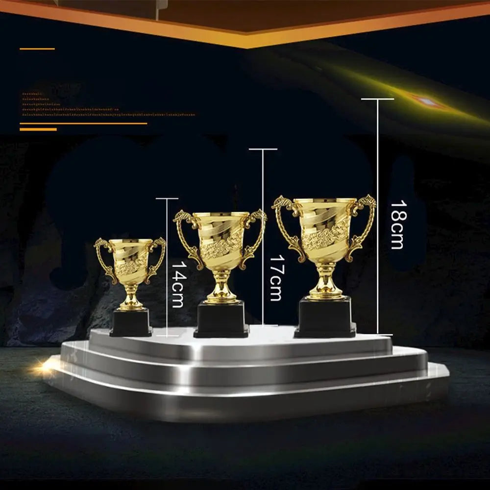Soccer Trophy Award – Gold Plastic Cup 14/17/18cm Kids