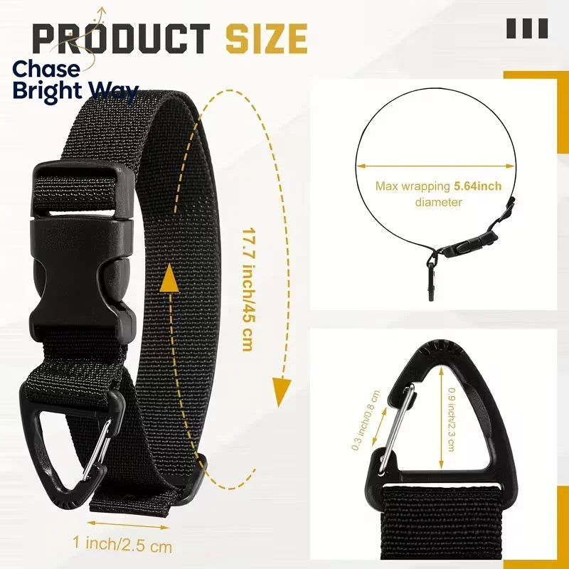 Heavy-Duty Adjustable Nylon Storage Straps 2/4-Pack Hose Ties