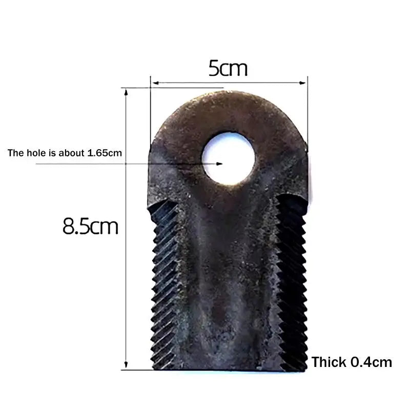 Grass Shredder Serrated Knife Hammer – Lawn Mower Accessory