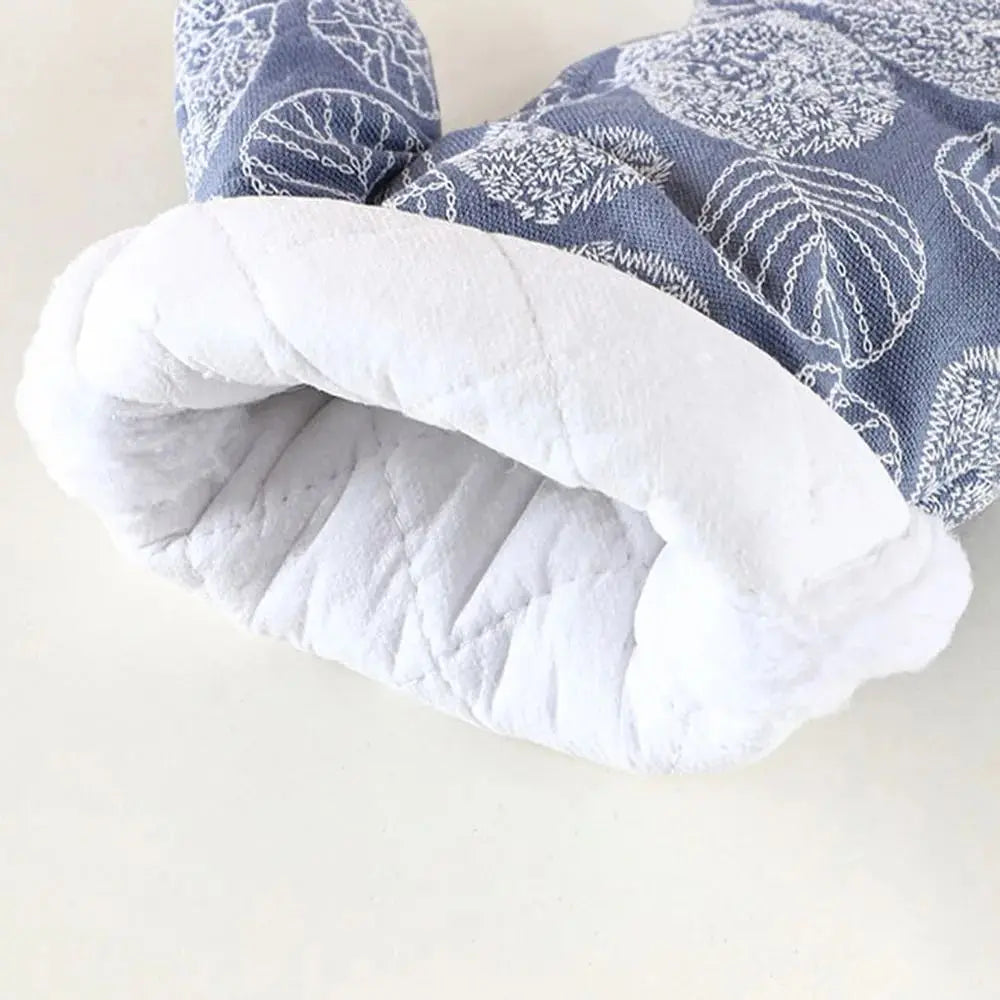 Heat-Resistant Oven Mitts – Thickened Microwave Kitchen Gloves