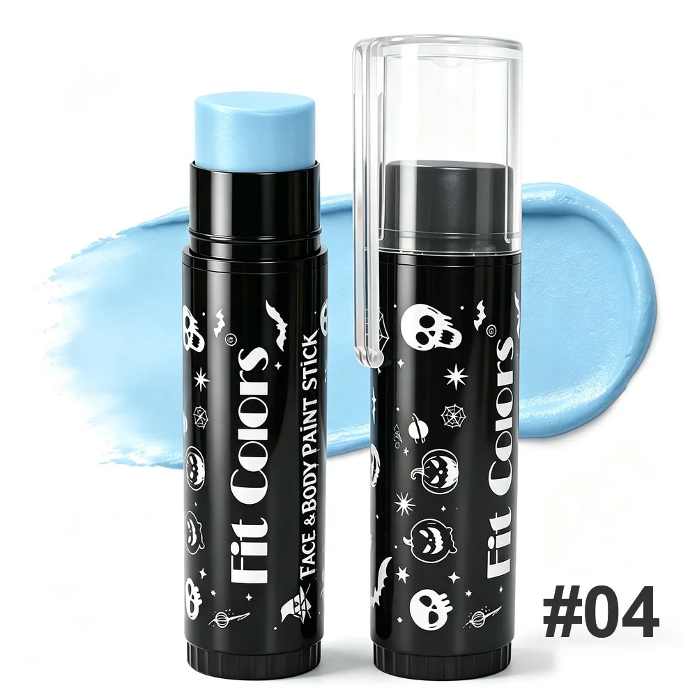Halloween 14-Color Face & Body Paint Stick – Waterproof Matte