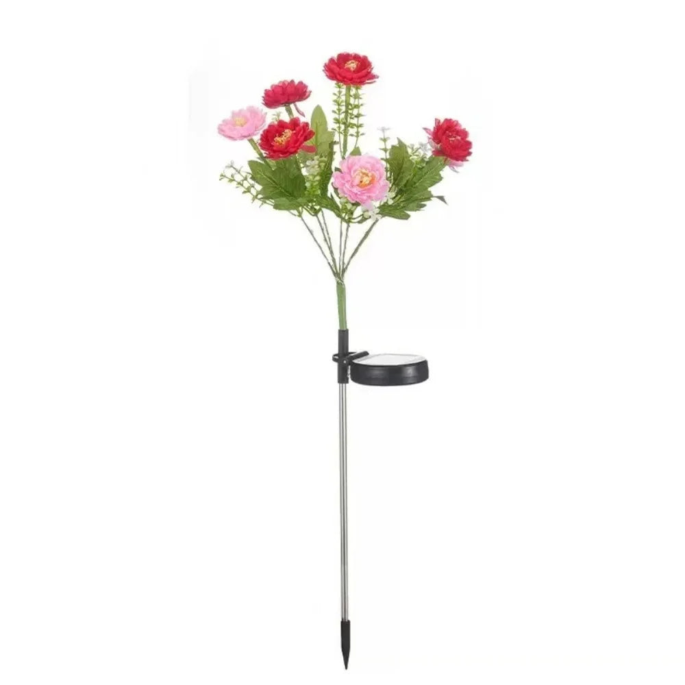 Solar Orchid Flower Garden Lights – IP65 Waterproof Auto On/Off