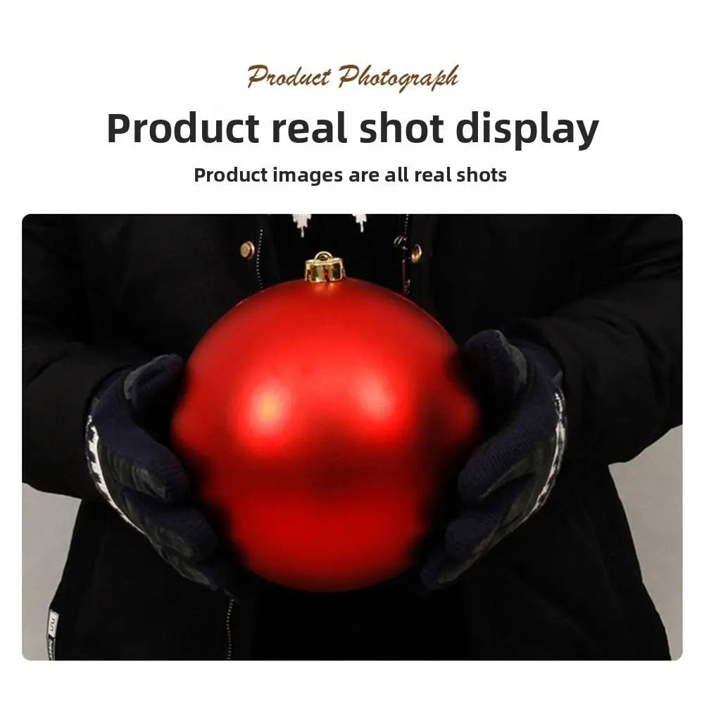 Matte Christmas Ball Ornament 12/15/20cm – Holiday Décor