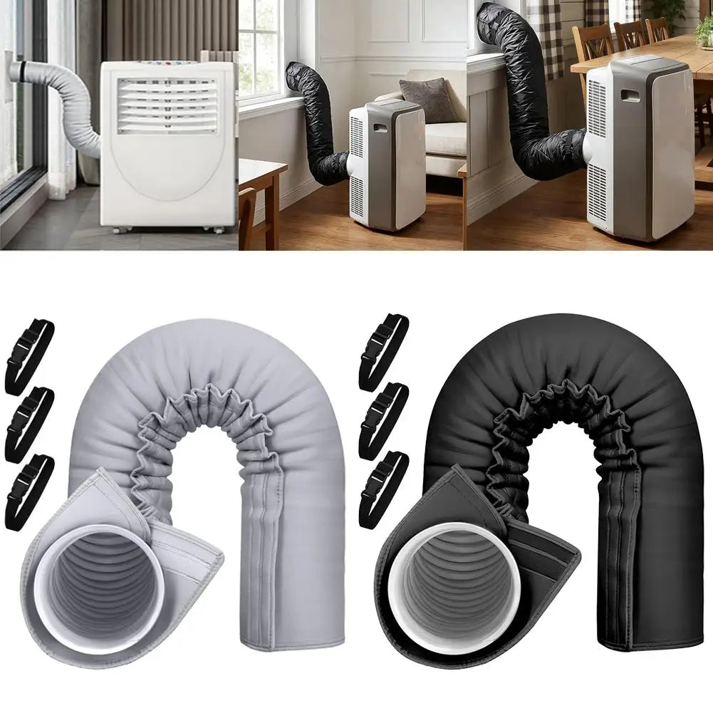 AC Hose Insulation Cover Wrap with 3 Elastic Straps | 150x53cm