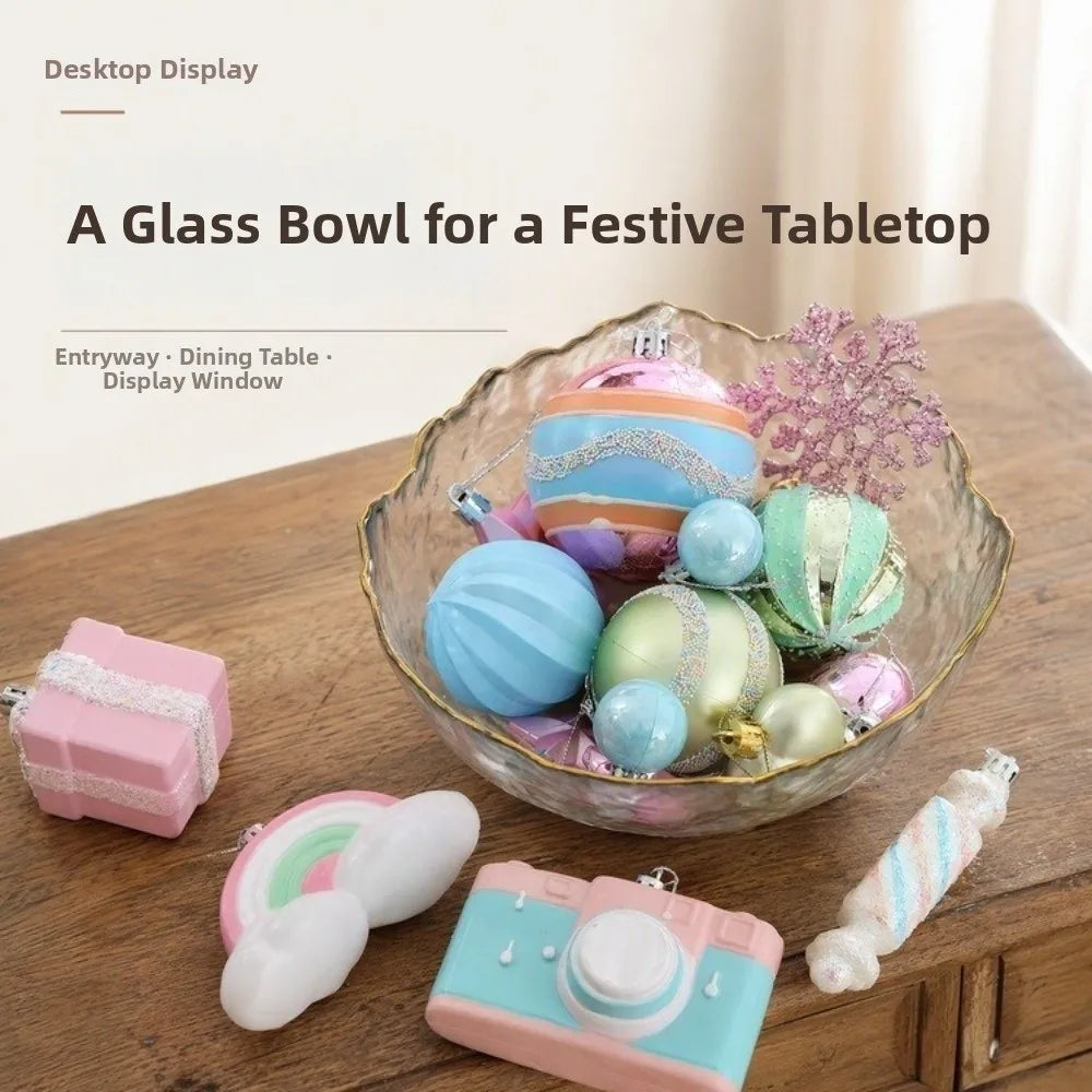 Macaron Christmas Ornament Set – Shatterproof Pastel Baubles