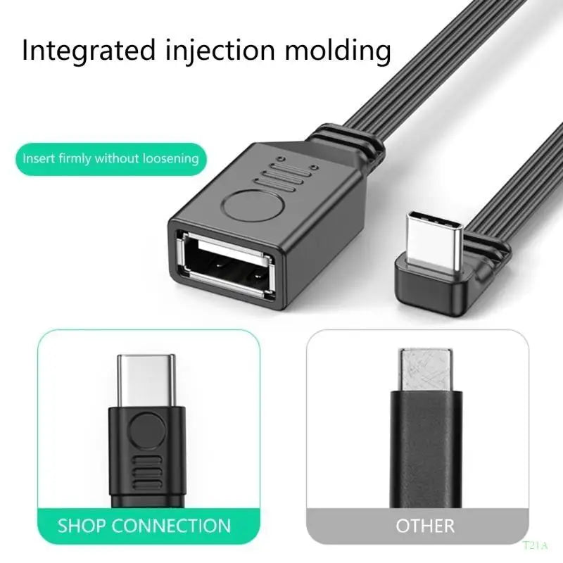 USB-C to USB 2.0 OTG Adapter Cable | Type-C Male to Female