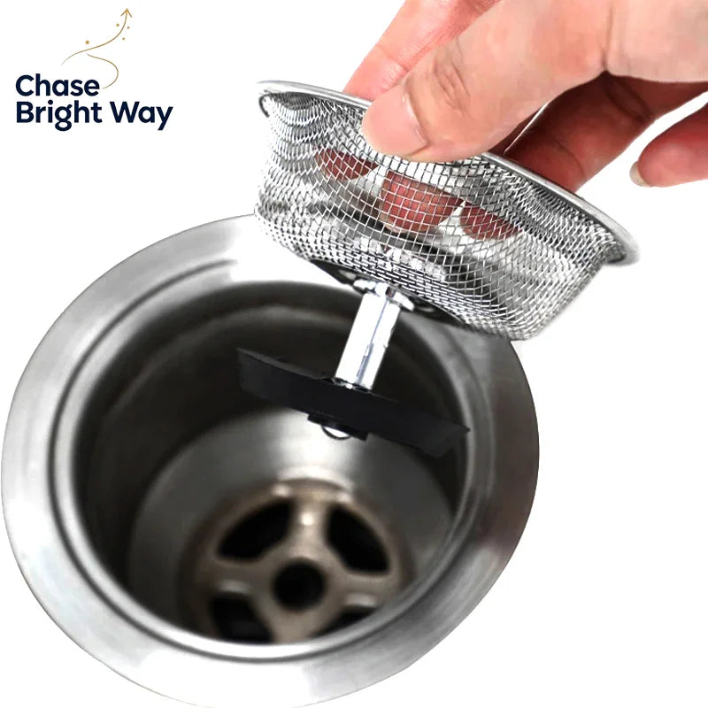 Stainless Steel Sink Strainer & Drain Hair Catcher Filter
