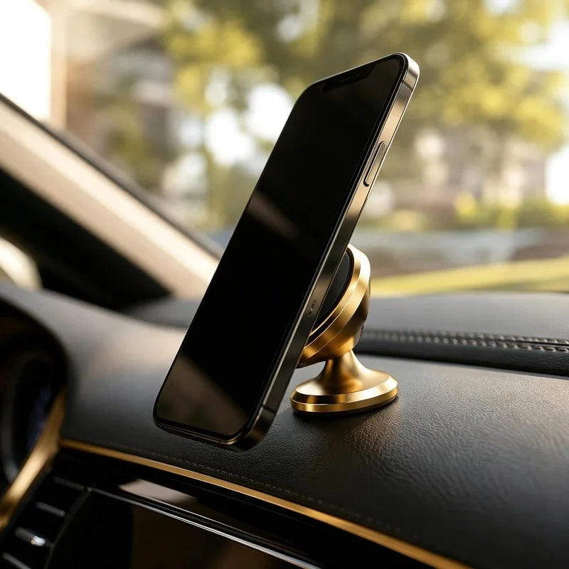 Magnetic Car Phone Holder – 360° Dashboard Mount Universal