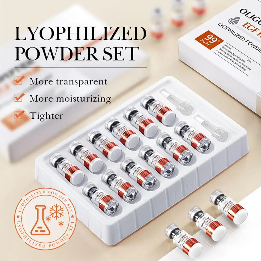 BIOAQUA EGF Lyophilized Powder Ampoule Serum Set – 6 Bottles