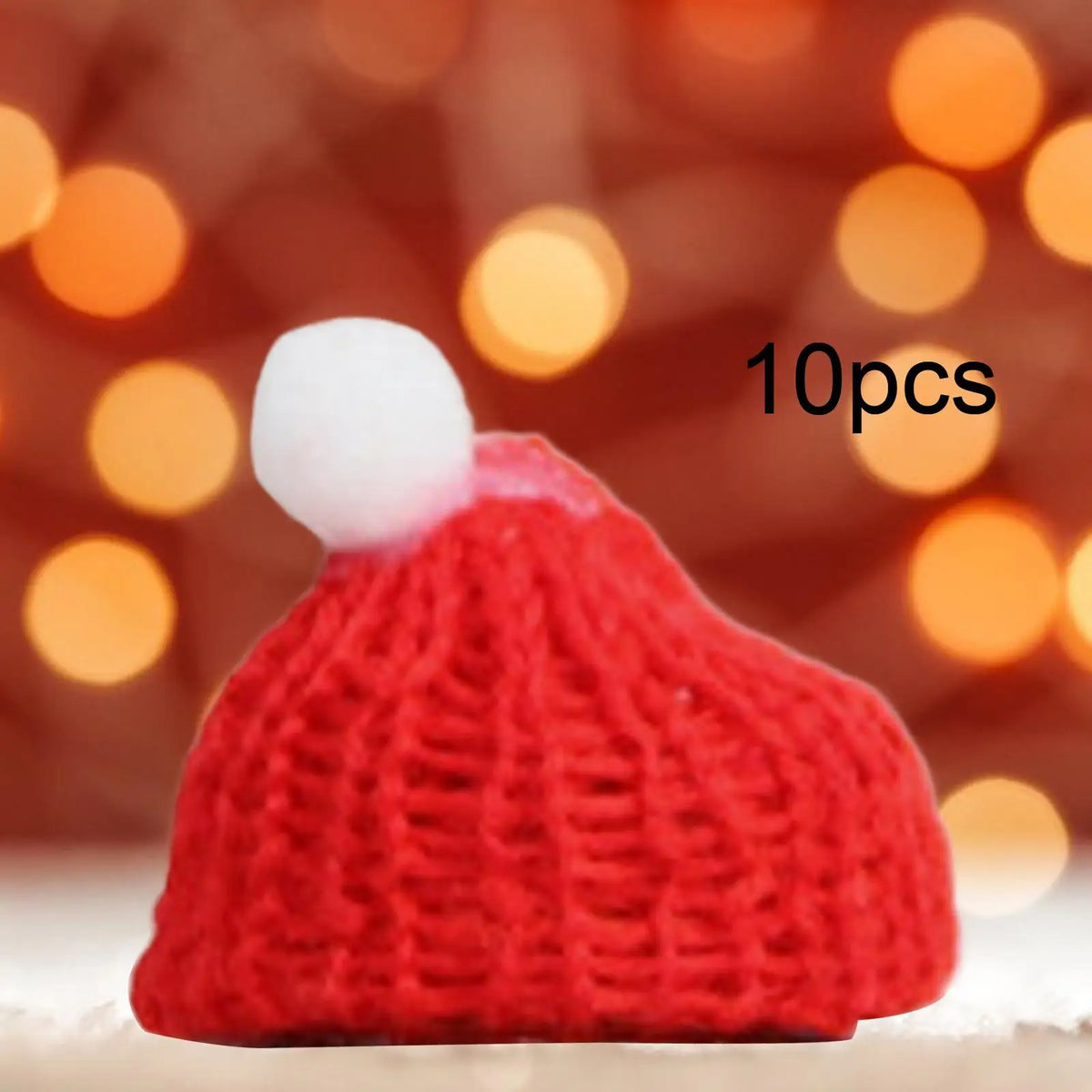 Mini Christmas Santa Hat & Scarf Set – DIY Craft Ornaments