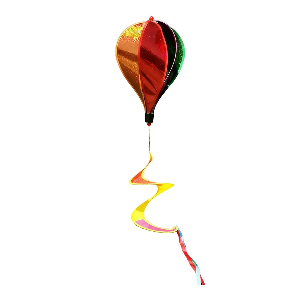 Giant Hot Air Balloon Wind Spinner | Rainbow Color-Changing