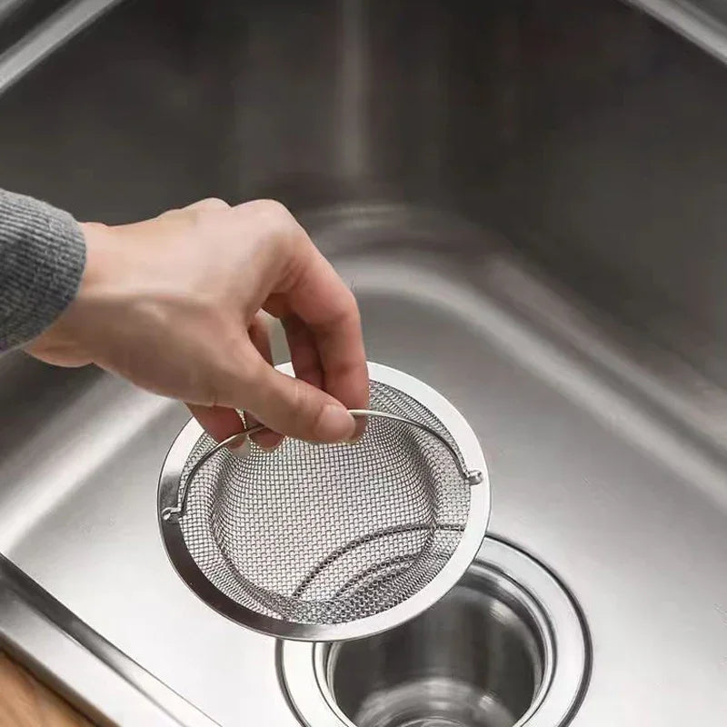 Stainless Steel Sink Strainer with Handle – 1/2/4 Pack