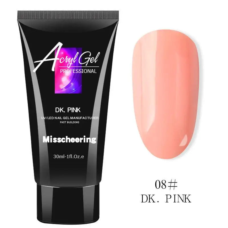 Poly Nail Extension Gel 30ml – Pure Color Crystal Builder