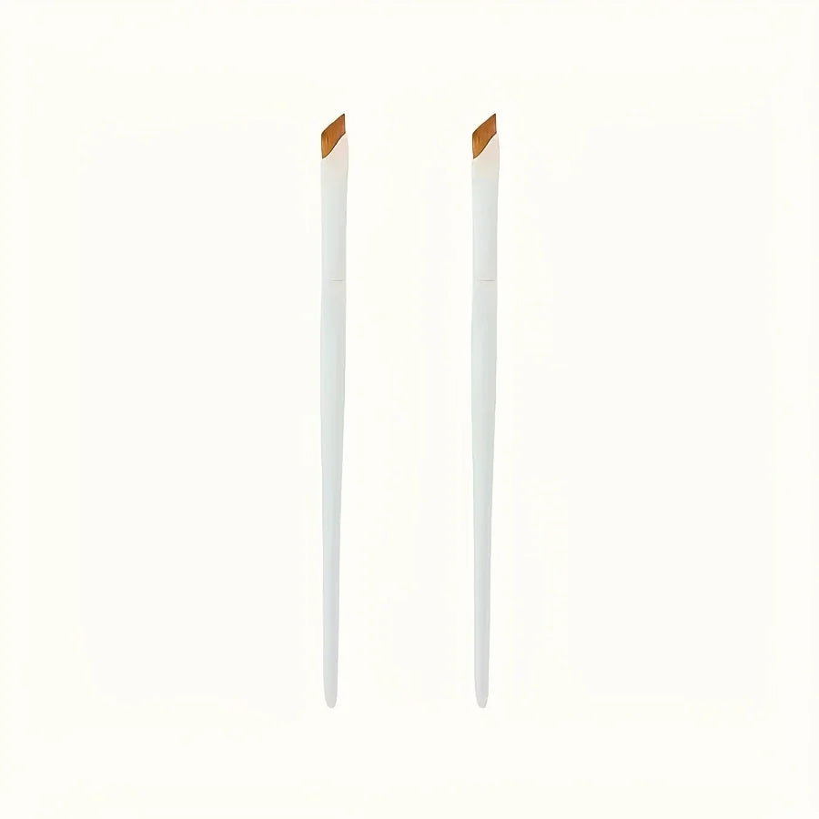 Precision Angle Eyeliner & Eyebrow Brush Set – All Skin Types