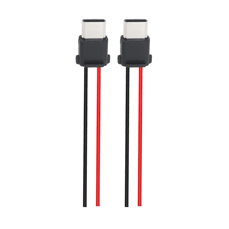 USB-C 2-Pin Waterproof Connector Male Female Solder Jack