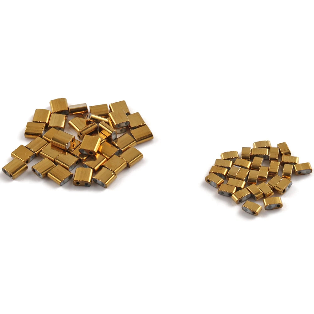 Two Hole Glass Seed Beads 5mm – DIY Jewelry Making 5g Pack