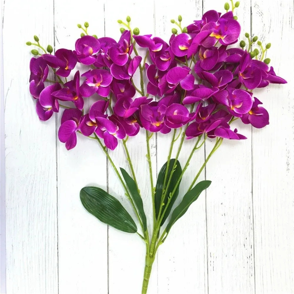 Real Touch Phalaenopsis Artificial Orchid – 7 Forks 56 Heads