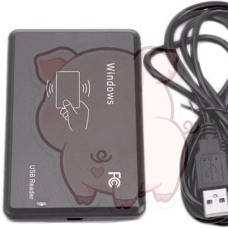USB RFID Card Reader 125kHz & 13.56MHz – ID Card Scanner