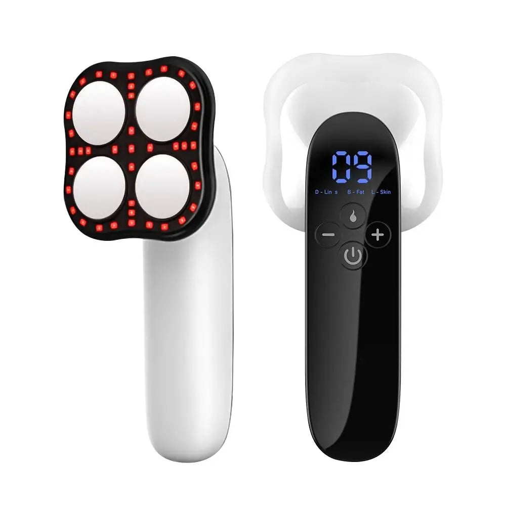 RF Microcurrent Body Massager – 4 Heads, 10 Levels, LED