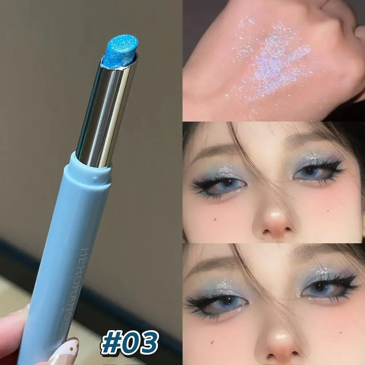 Shimmer Glitter Eyeshadow Stick – Pearlescent Highlighter Pen