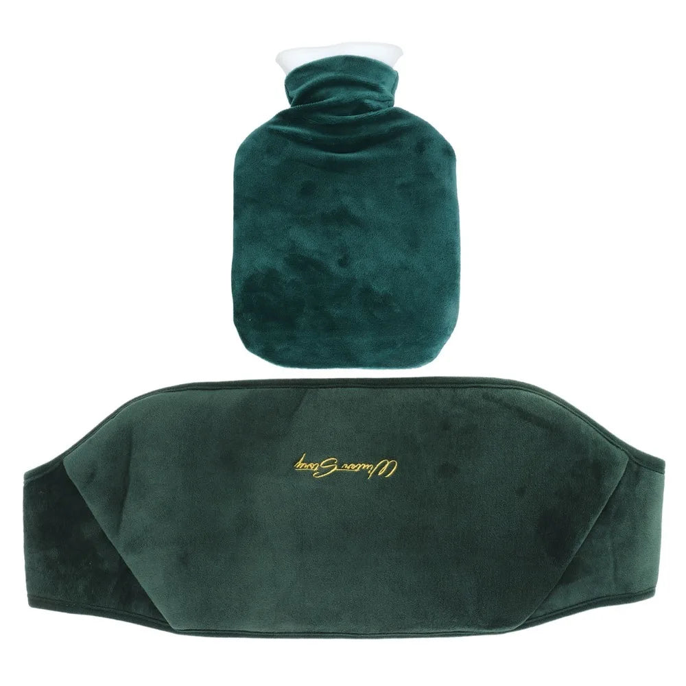 Plush Hot Water Bag 1000ml with Waistband & Hand Inserts