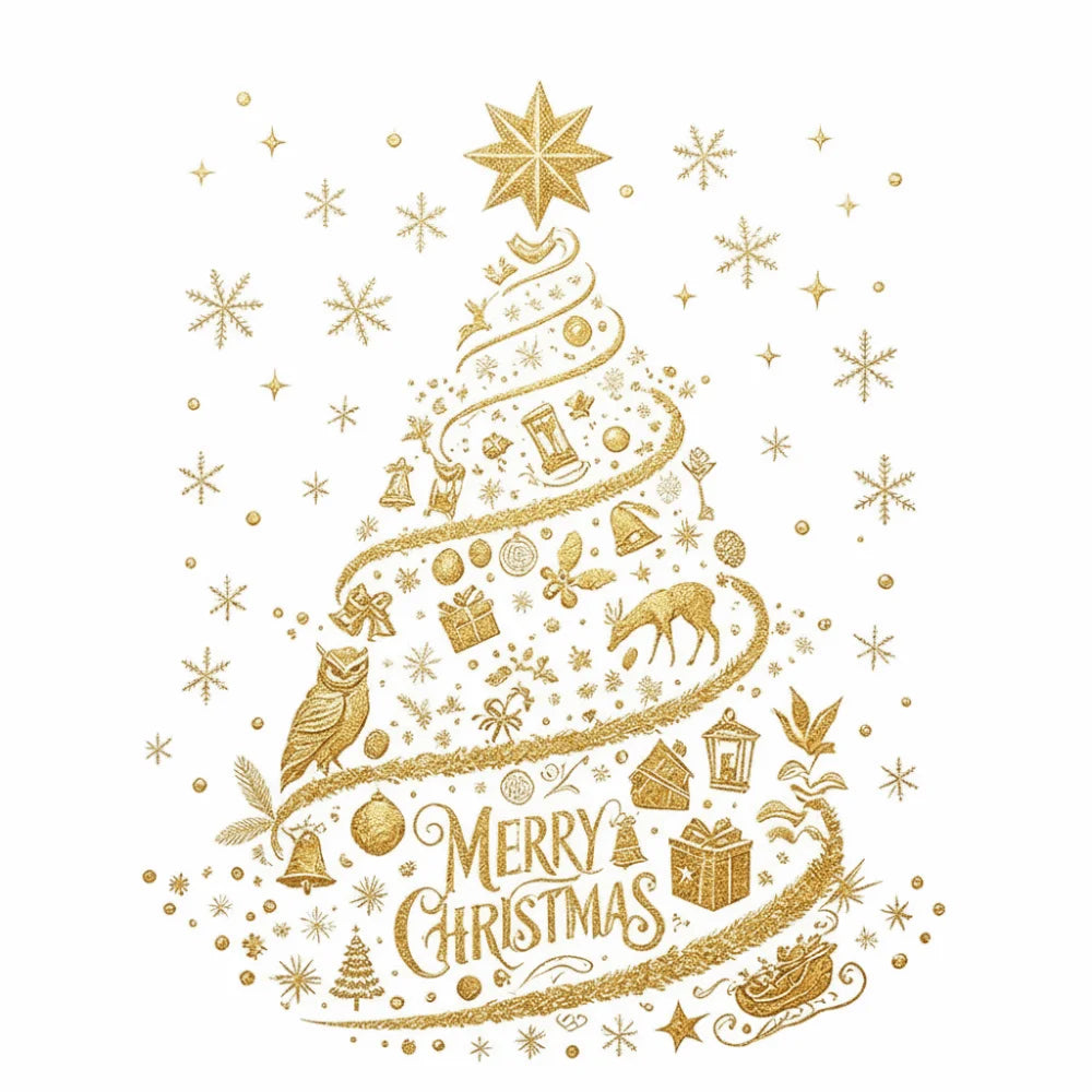 Reusable Christmas Window Clings – PVC Electrostatic Xmas Decals