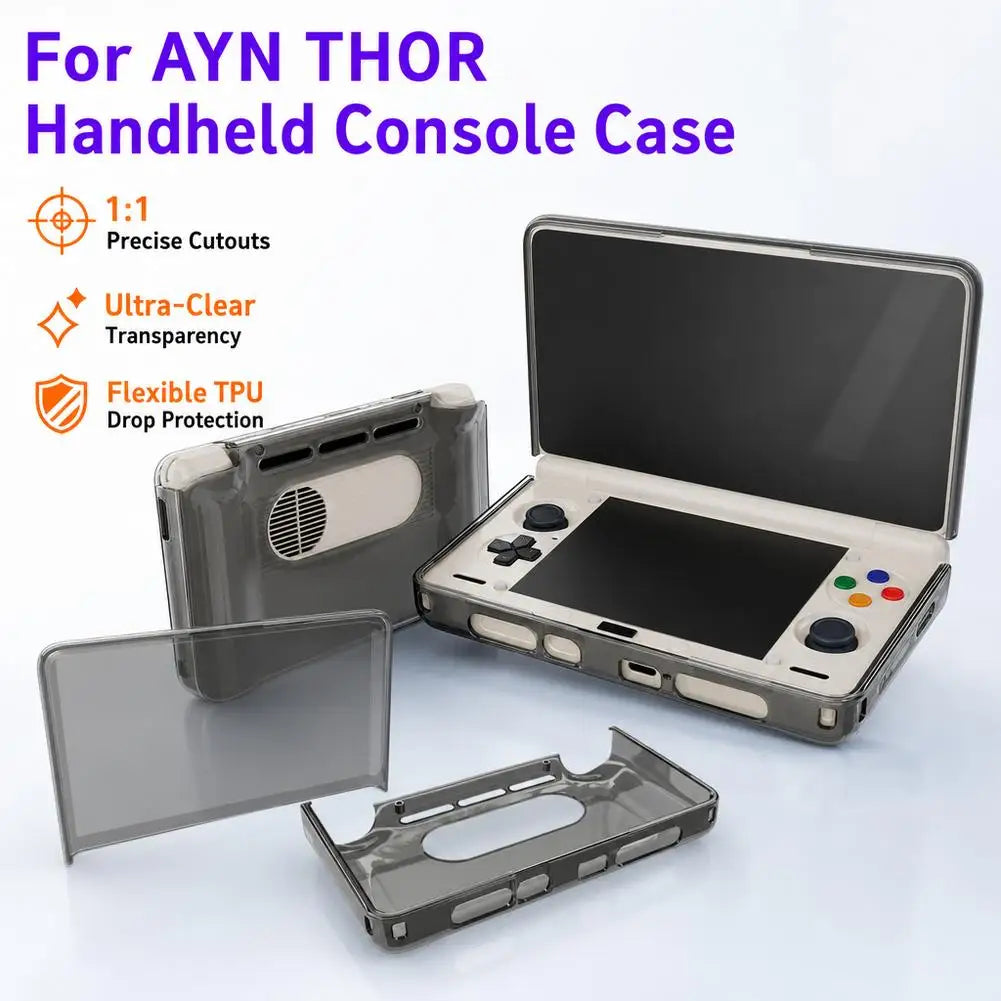 TPU Protective Case for AYN Thor Gaming Console – Clear