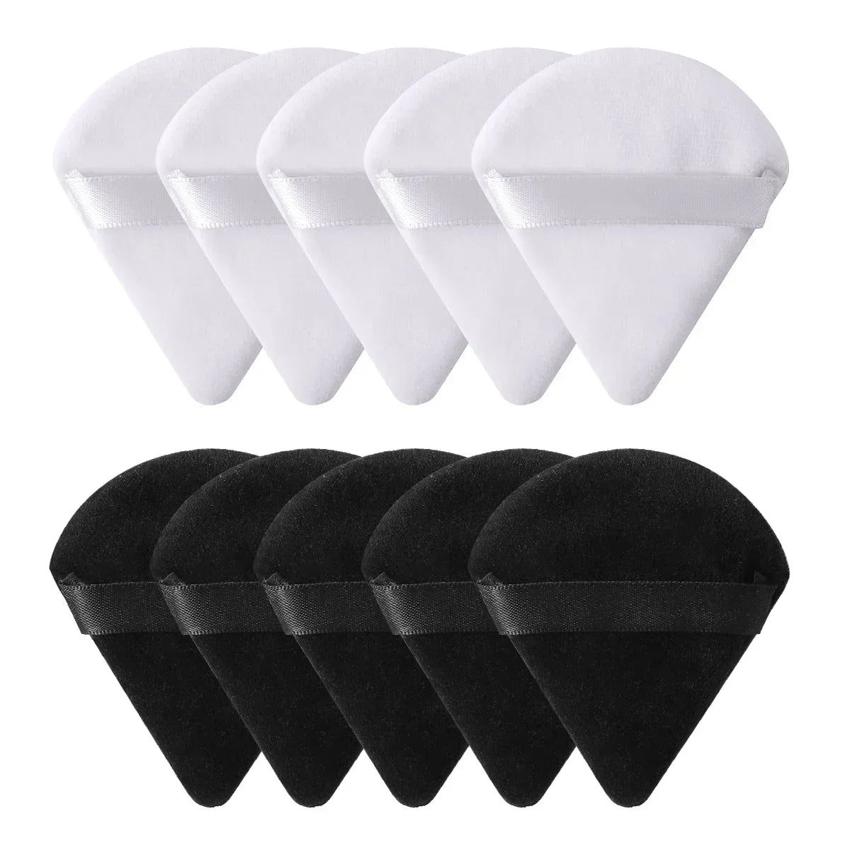 Triangle Velvet Powder Puff Set – Mini Makeup Sponge 10/20 Pcs