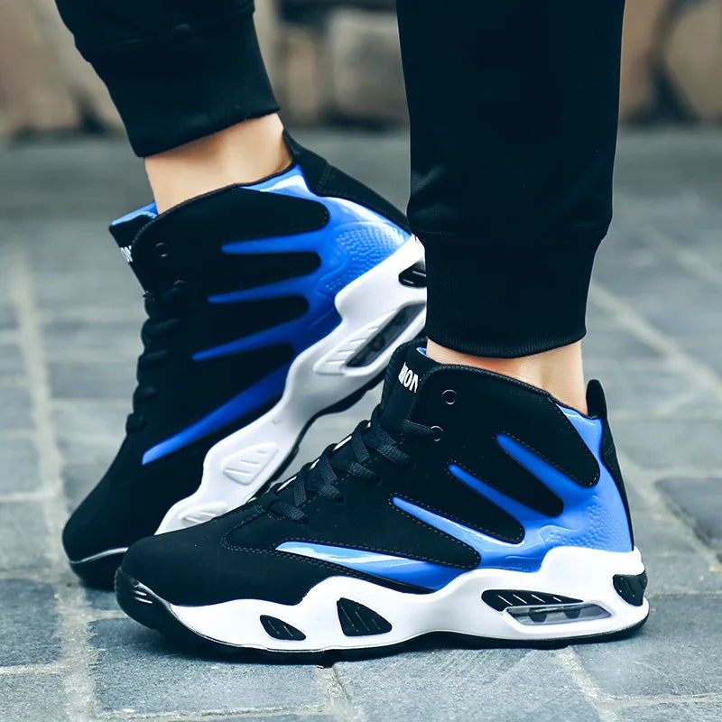 LEDP Men's High Top Sneakers – Breathable Sport Shoes