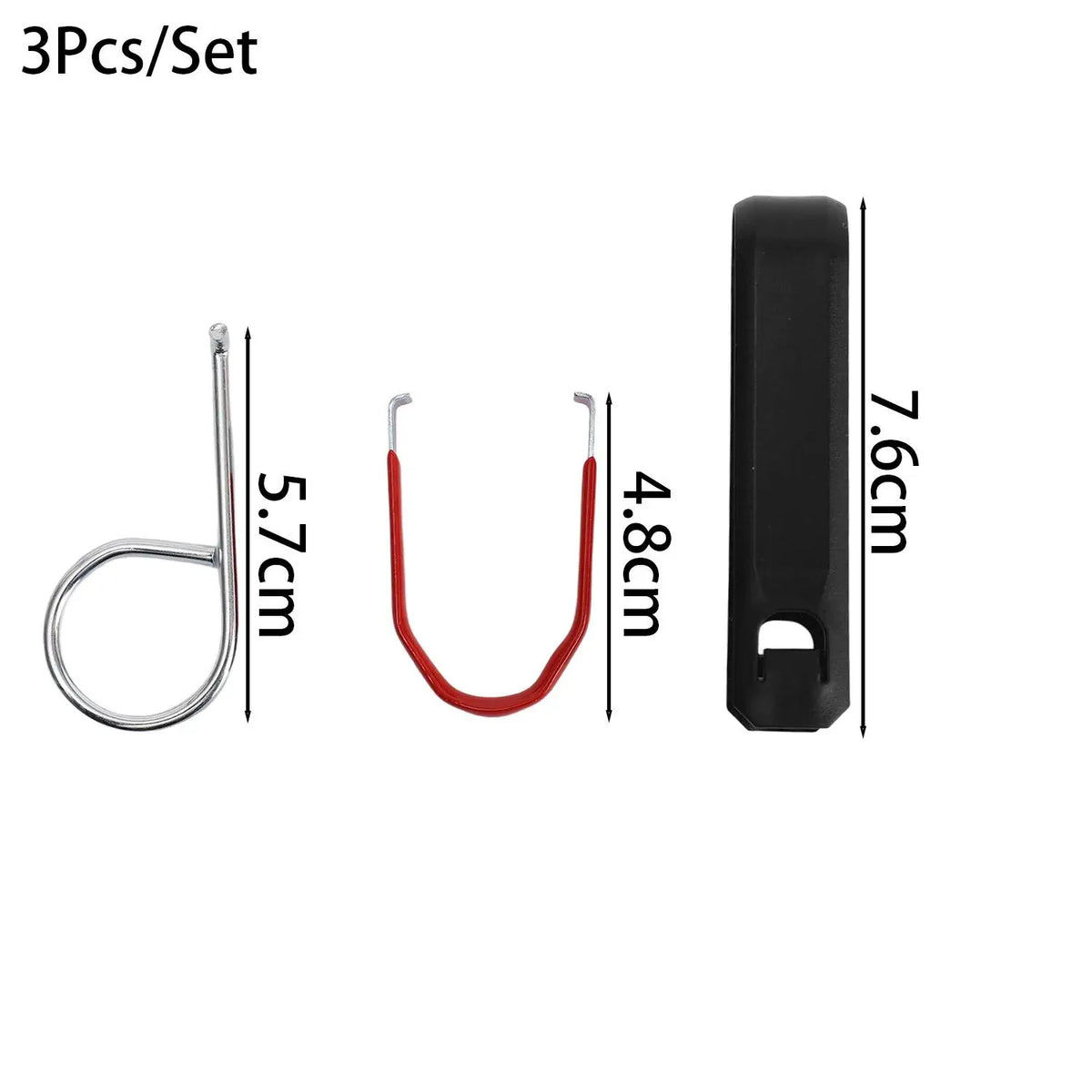 Wheel Lug Nut Cover Cap Removal Tool Set – Hook & Clip