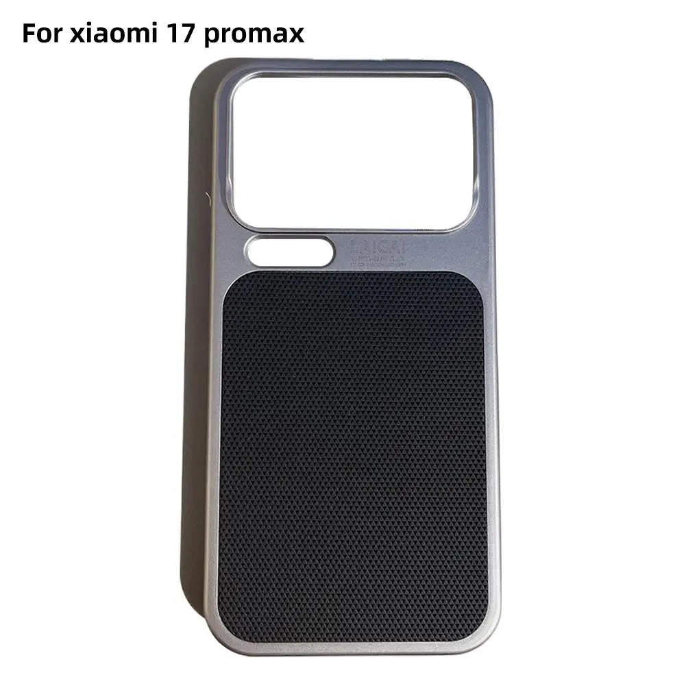 Xiaomi 17 Pro Max / 17 Pro Slim Leather Case – 3D Stripe Cover