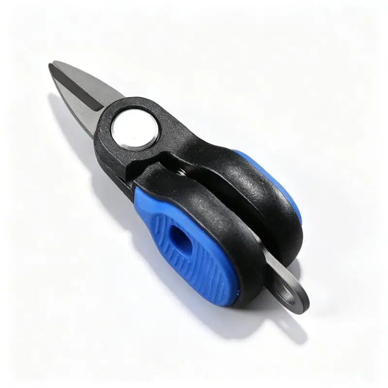 Mini Fishing Line Cutter – Serrated Stainless Steel Blade