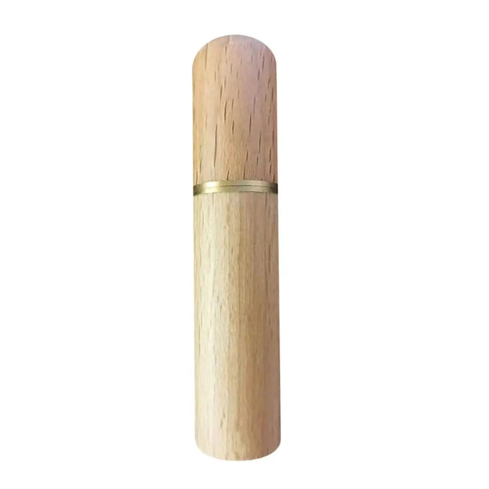 Wooden Sewing Needle Container – Sandalwood Organizer