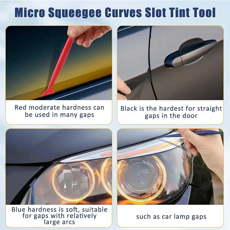 Vinyl Wrap Micro Squeegee Tool Set – Car Film Installing Kit