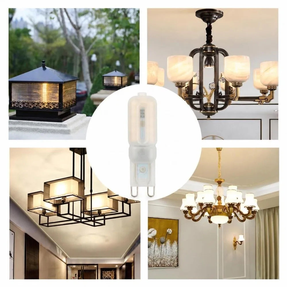 5-Pack G9 LED Bulbs Dimmable T4 5W | Warm & Cool White