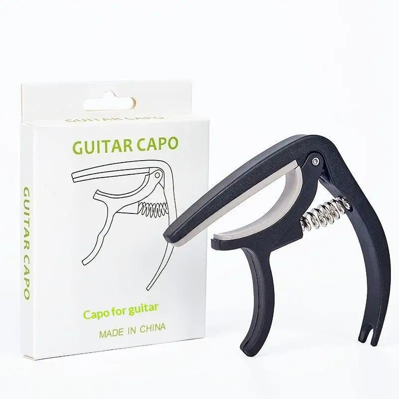 Portable Guitar Capo – 6-String Plastic Clamp | Stage & Practice