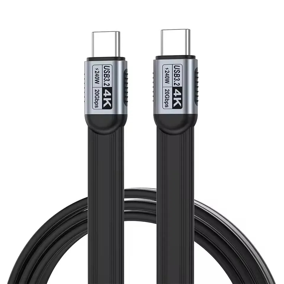 USB-C to USB-C Cable 240W 20Gbps 4K@60Hz Thunderbolt 5