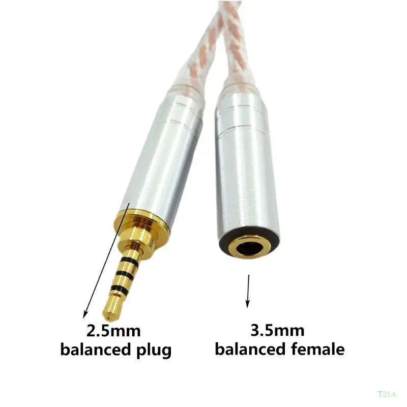 T21A HiFi Balanced Headphone Adapter – 2.5mm 3.5mm 4.4mm