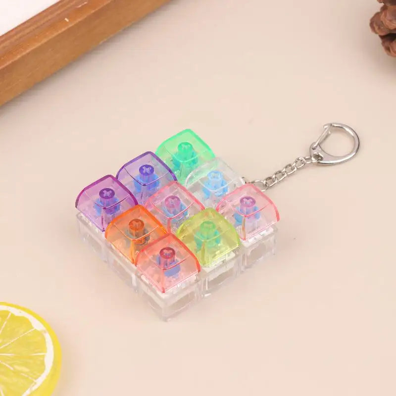 Spherical Square Fidget Keyboard Toy – Focus Cube for Adults