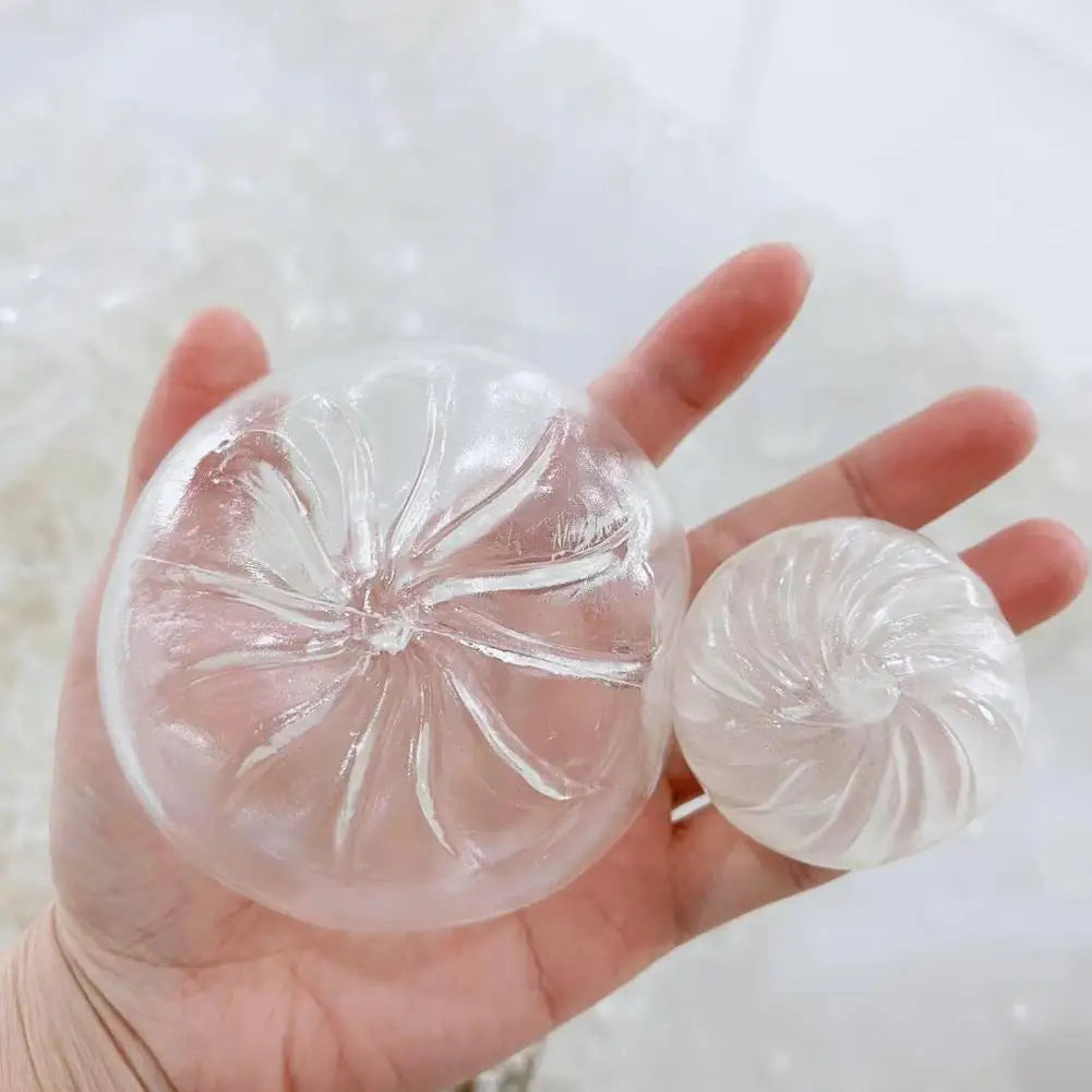 5-Pack DIY Steamed Bun Sensory Fidget Balls – Slow Rebound Resin