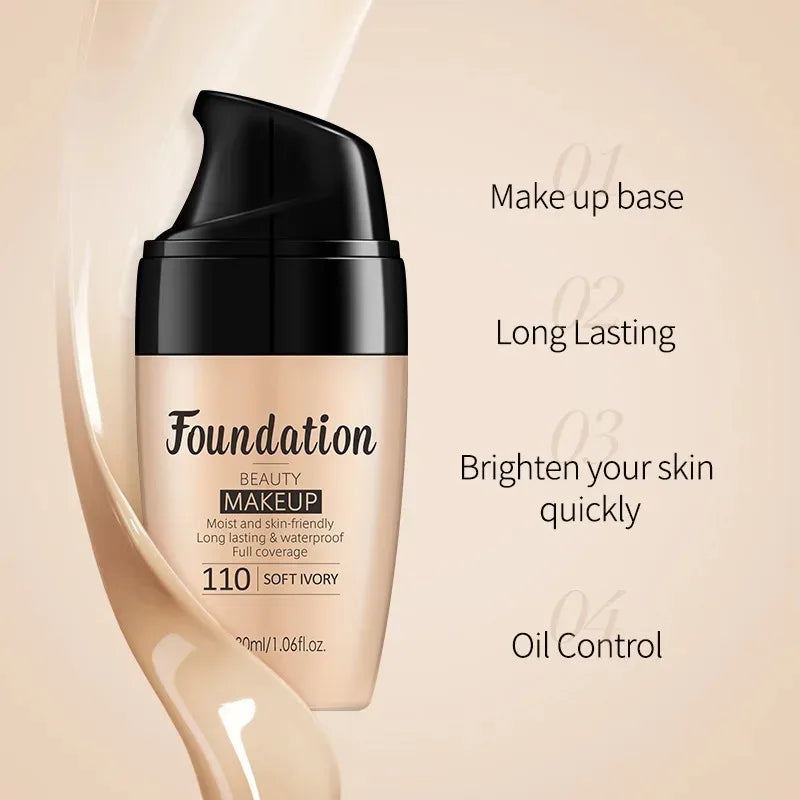YIMINGYI Full Coverage BB Cream Liquid Foundation | Matte 30ml